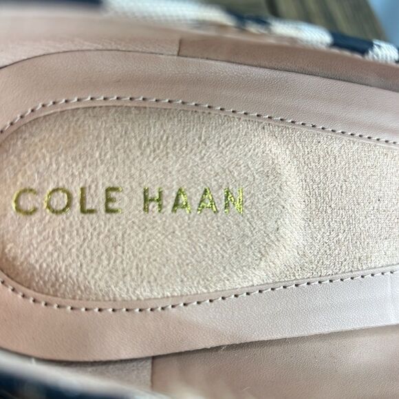 Cole Haan The Go-to Park Pump Womens 9.5B Leopard Jacquard Heels Shoes - Picture 7 of 8